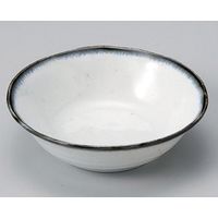 アースモス 美濃焼 中鉢 白均窯たたき4.0丼 （10個入）（直送品）