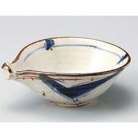 アースモス 美濃焼 小鉢 安南赤絵楽描き手付向付 （2個入）（直送品）