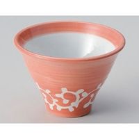 アースモス 美濃焼 小鉢 白抜唐草4寸六兵衛反丼 （4個入）（直送品）