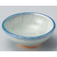 アースモス 美濃焼 小鉢 オフケ流し櫛目3.3小鉢 （7個入）（直送品）