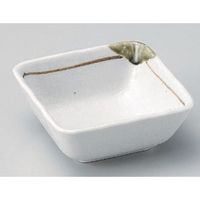 アースモス 美濃焼 小鉢 志野織部掛茶筋3.6角小鉢 （7個入）（直送品）