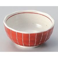 アースモス 美濃焼 小鉢 赤巻色絵3.0鉢 （6個入）（直送品）