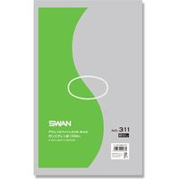 シモジマ ポリエチレン袋 No.311 紐なし 100枚入/袋 006616191 1セット(1袋×40)