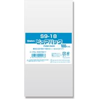 シモジマ スワン ピュアパック S 9-18 (テープなし) 006798217 1セット(100枚入×20袋 合計2000枚)（直送品）