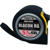 熱田資材 BLACON RG 25mm×5.5m メートル目盛 黄 BRG-5525M 1個