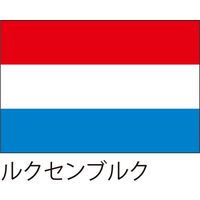 【世界の国旗】服部 応援・装飾用旗 ルクセンブルク 135×90cm ポンジ 1枚（直送品）