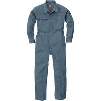 【ワークウェア・作業用つなぎ】マルキ T/C 杢（もく）調ツナギ服 インディゴ L RO-950-09 丸鬼商店 1着（直送品）