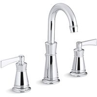 KOHLER 2ハンドル洗面用混合栓（8インチセンター洗面用） カラー：CP K-11076-4-CP（直送品）