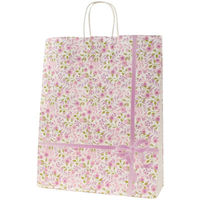 パックタケヤマ 自動手提袋 HZ 紫花（アイカ） XZT66651 200枚（50×4）（直送品）