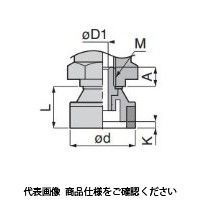 日本ピスコ 真空パッド VP20SCーM6 1セット(3個)（直送品）