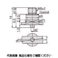 日本ピスコ 真空パッド FSPH10ーM6ーS3 FSPH10-M6-S3 1セット(5個)（直送品）