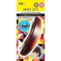 貝印 SC スーパーグリップバレッタM（茶） 4901601282047 1セット（12個）（直送品）