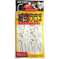 アヌシ OB-801 歯間のお掃除しま専科 細強フロス 4544434510682 1セット（720本：30本×24）（直送品）