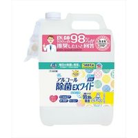 アース製薬 ヘルパータスケ らくハピ アルコール除菌EXワイド つめかえ 5L 4901080583314 1セット(3個)（直送品）