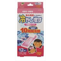 冷やし増す 冷却シート 子供用ももの香り 4971902921662 1セット（96枚：12枚×8） 小久保工業所（直送品）