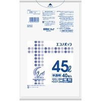 日本サニパック EP53 エコノパックエンボス半透明45L 4902393503532 1セット（1000枚：40枚×25）（直送品）