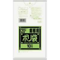 日本サニパック K23 Kシリーズ20L 半透明 4902393242233 1セット（600枚：10枚×60）（直送品）