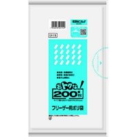日本サニパック U15おトクなフリーザー用ポリ袋 半透明 4902393425155 1セット（4000枚：200枚×20）（直送品）
