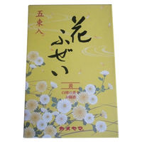 カメヤマ 花ふぜい(黄)白檀5束入 4901435932811 1セット(10個)（直送品）