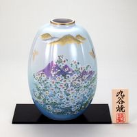 伊野正峰 九谷焼 8号ナツメ花瓶 通販 - アスクル