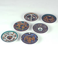 伊野正峰 九谷焼4号皿（6P） 名品六選（直送品）