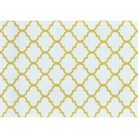 モリヨシ CHOUETTE ラグマット Mumie ムーミエ011 2000×2000mm アイボリー/イエロー MPRS011IV/YE 1枚（直送品）