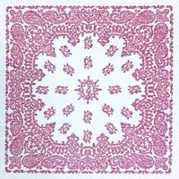 モリヨシ CHOUETTE ラグマット Mumie ムーミエ001 1400×2000mm アイボリー/ボルドー MPRS001IV/BUR 1枚（直送品）