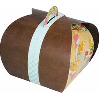 ヤマニパッケージ バルーンBOX 和心 19-635 1ケース(100:100枚全面クラフト包装)（直送品）