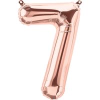 宝興産 プレミアムレターバルーン 7 ローズゴールド 202500507 1パック(1枚)