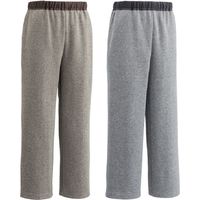 ケアファッション 紳士おしりスルッとニットパンツ 紳士用 ライトグレー L 89593-12 1個 244669