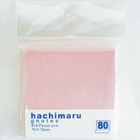 プリントインフォームジャパン gnotes80 hachimaru 75x75mm パステルピンク 1009-0014-092 1セット（5個）