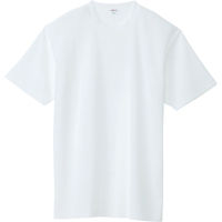 アイトス 吸汗速乾クールコンフォート 半袖Tシャツ男女兼用 ホワイト 5L AZ-10574-001-5L 1着 118-5097（直送品）