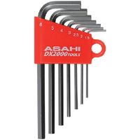旭金属工業 ASH メッキ六角棒レンチセット7本組 AXS-0710 1セット 816-5043（直送品）