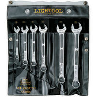 旭金属工業 ASH ライツールコンビネーションスパナセット6丁組 LCWS6 1セット 816-5335（直送品）