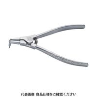 HAZET スナップリングプライヤー 軸用 90°曲がりタイプ 1846D-1 1丁 828-8415（直送品）