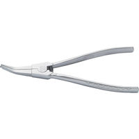 HAZET 穴なしスナップリング用プライヤー 軸用 30°曲がりタイプ 1847-61 1丁 828-8422（直送品）