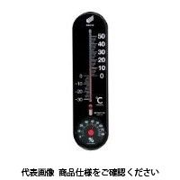 新潟精機 温湿度計 快段目盛 縦型 黒 SK-1722KD 1セット(12台)（直送品）