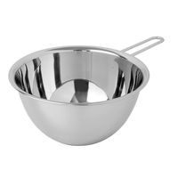 アークランズ AQUASIDE 18ー0ステンレス製 ステンレス手付き深型ボール 18cm PR2562 1枚（直送品）