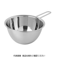 アークランズ AQUASIDE 18ー0ステンレス製 ステンレス手付き深型ボール 15cm PR2561 1枚（直送品）