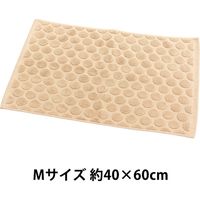 ヒオリエ 今治製 バスマット ドット モカ Mサイズ 約40×60cm 日本製 吸水 風呂 浴室 足拭き 速乾 洗える バスグッズ（直送品）