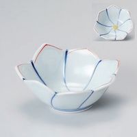 アースモス 有田焼 小付 花型割絵中付 (3個入)（直送品）