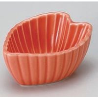 アースモス 美濃焼 珍味 オレンジ花びら小付 (9個入)（直送品）