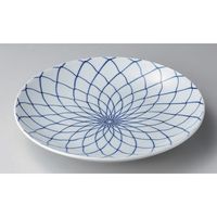 アースモス 有田焼 有田焼大皿 手描網9号皿 (1個入)（直送品）