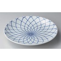 アースモス 有田焼 有田焼大皿 手描網13号皿 (1個入)（直送品）