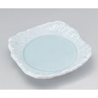 アースモス 美濃焼 角皿（小） 青白磁石焼7.0四方皿 (2個入)（直送品）