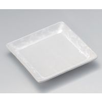 アースモス 美濃焼 角皿（小） 雪格子正角6.0皿 (3個入)（直送品）