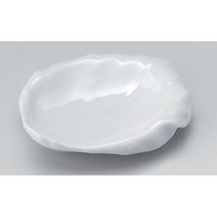 アースモス 美濃焼 変形皿（小） 青磁芭蕉葉皿(小) (4個入)（直送品）
