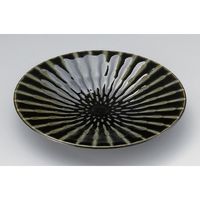 アースモス 美濃焼 丸皿 フォーカス織部輪二重9.5皿 (2個入)（直送品）