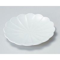 アースモス 美濃焼 小皿 ことはな福寿草銘々皿 白 (4個入)（直送品）