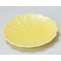 アースモス 美濃焼 小皿 ことはな福寿草小皿 薄黄 (5個入)（直送品）